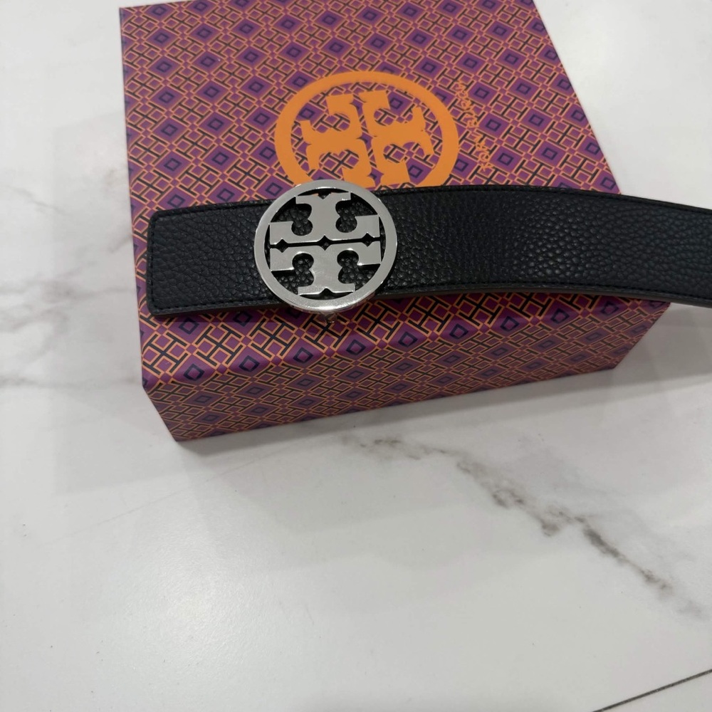 Tory Burch 1.5” Miller Reversible Belt Women’s Size Small - Picture 4 of 6